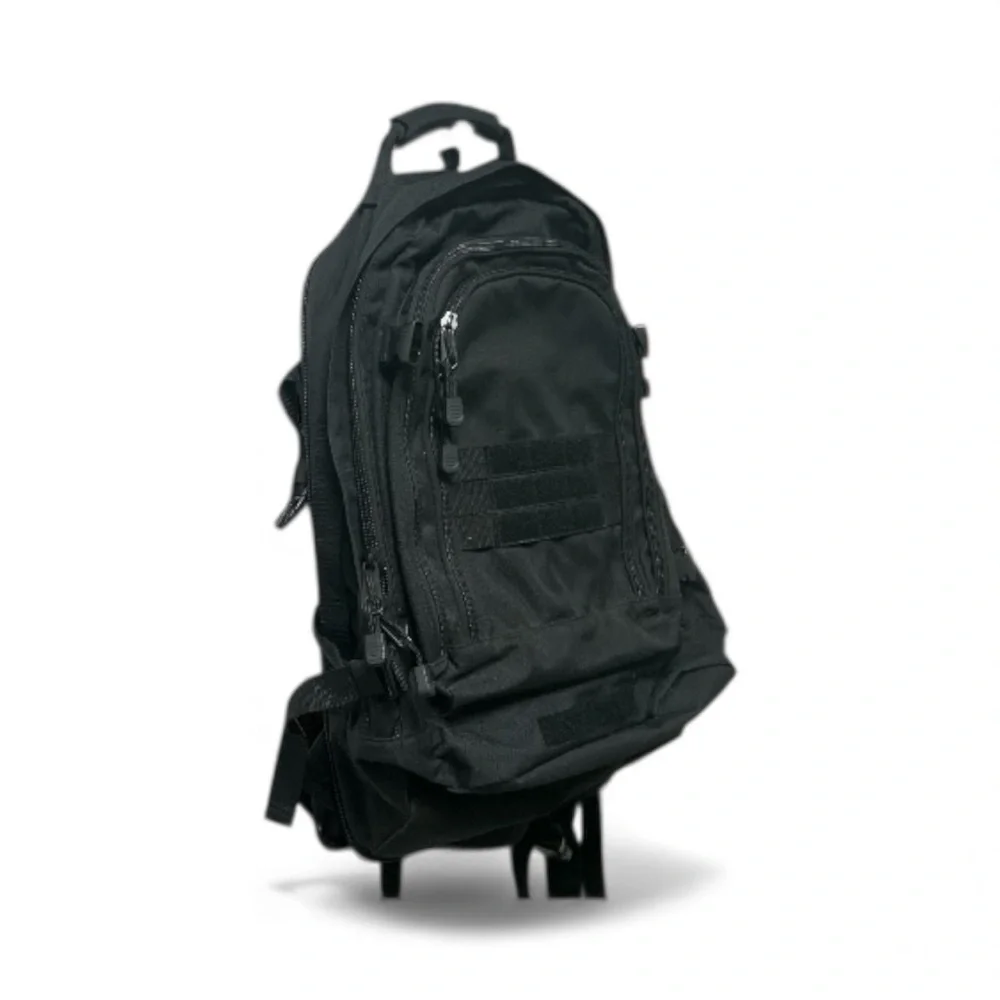 Black Tactical Expandable Backpack